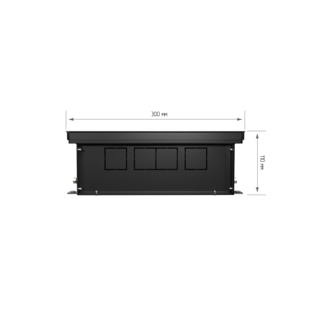 Конвектор внутрипольный Royal Thermo ATRIUM-110/300/800-DG-U-BL