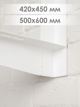 Кронштейн 500x600мм, S=2,0мм, (нагрузка 75 кг), пара SPL-5060S